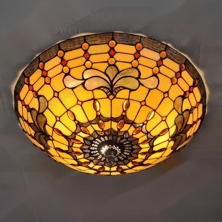 楽天市場】A042620ステンドグラス．ペンダントライト豪華天井照明