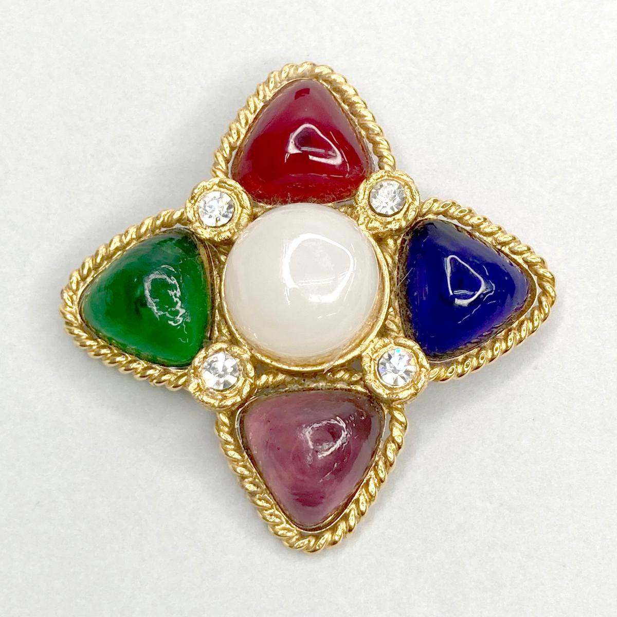 楽天市場】【中古】CHANEL （シャネル） ｳﾞｨﾝﾃｰｼﾞ ｸﾞﾘﾎﾟｱ ﾌﾞﾛｰﾁ