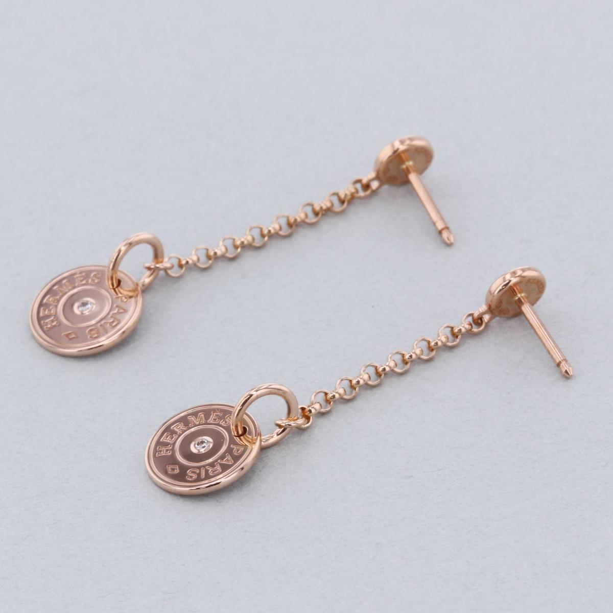 楽天市場】【美品】 HERMES エルメス ガンバード ピアス セリエ 750