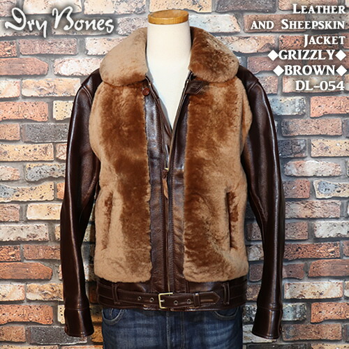 楽天市場】DRY BONESドライボーンズ◇Leather and Sheepskin Jacket