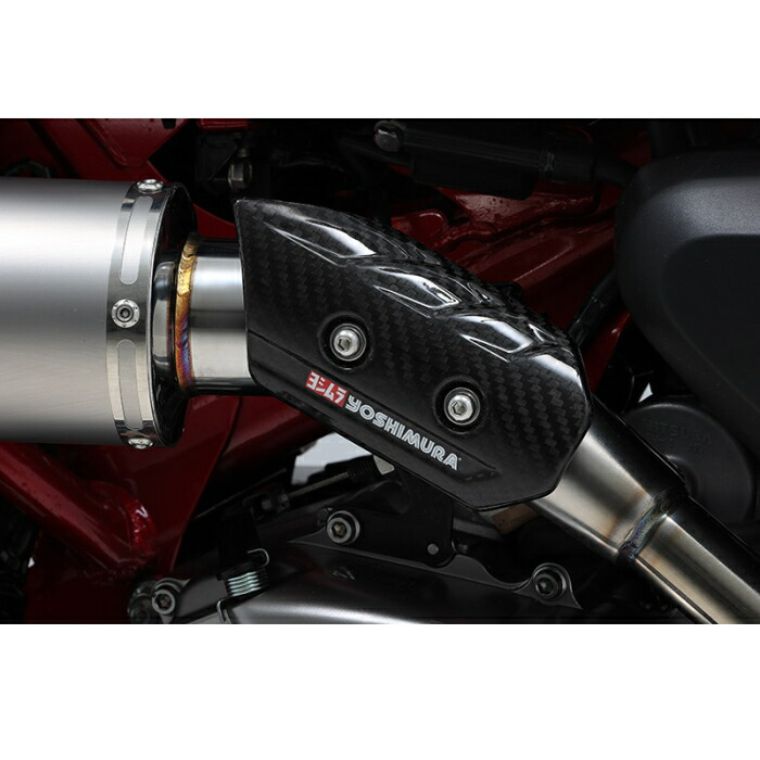 楽天市場】yoshimura ヨシムラ カーボンヒートガードset type－1の通販