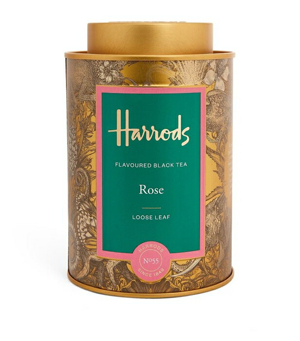 楽天市場】[125g x 1缶] HARRODS No. 55 Rose Flavoured Black Loose