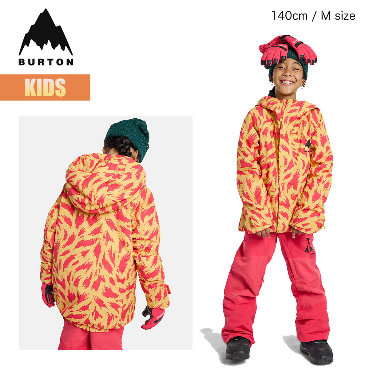 Burton スキーウェア 5/6サイズ カモフラージュ Burton スキーウェア 5