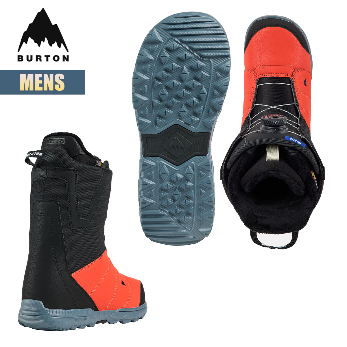楽天市場】バートン スノーボードブーツ メンズ 25-26 Burton モト