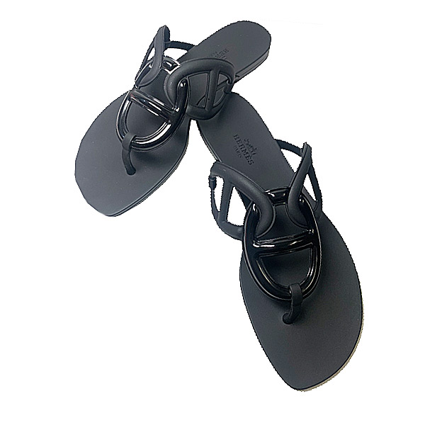 楽天市場】≪ 新品 ≫ エルメス エジェリ サンダル 37 ラバー