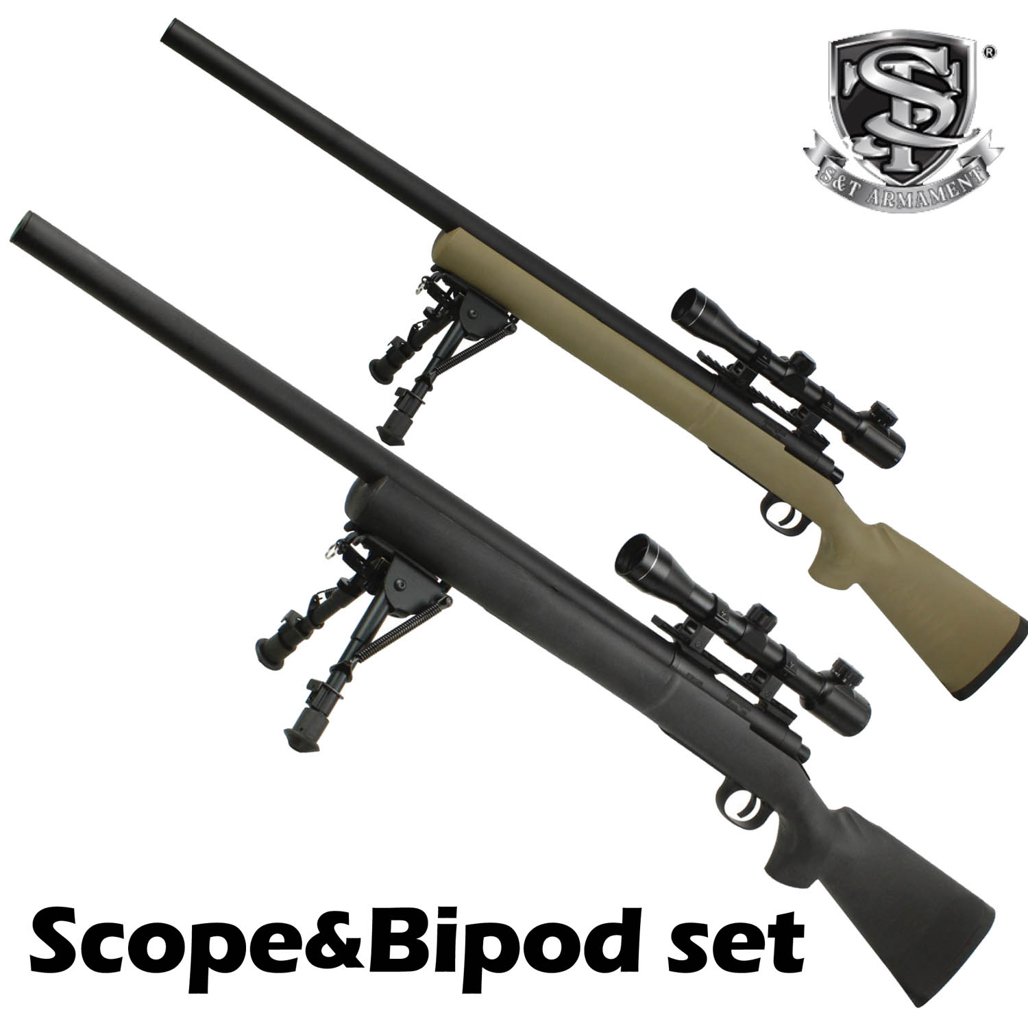 楽天市場】【お得なスコープ＆バイポッドセット】S＆T M700 スポーツ