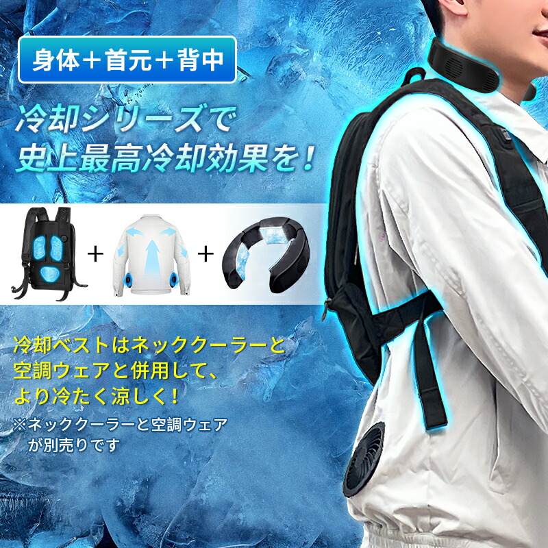 楽天市場】ペルチェベスト 冷却ベスト 冷感ベスト ペルチェ 30000mAh