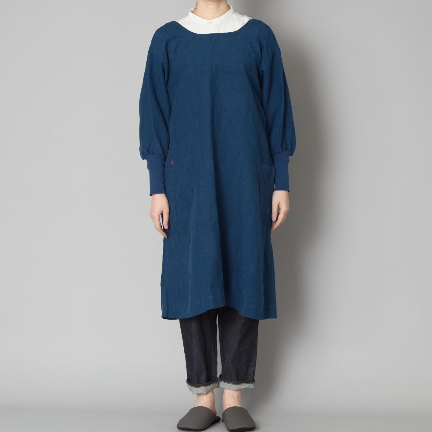 楽天市場】kapoc/割烹着 3rd ネイビーブルー / L : STYLE STORE version.R