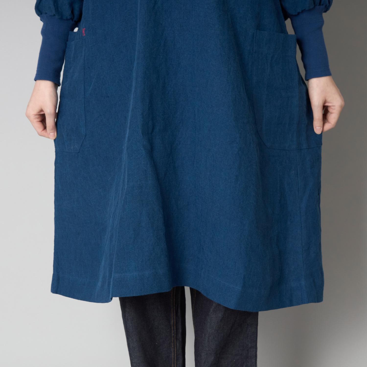 楽天市場】kapoc/割烹着 3rd ネイビーブルー / L : STYLE STORE version.R