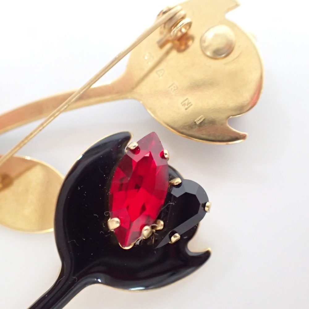 楽天市場】【MARNIマルニ】フラワーモチーフ ブローチ 2点セット