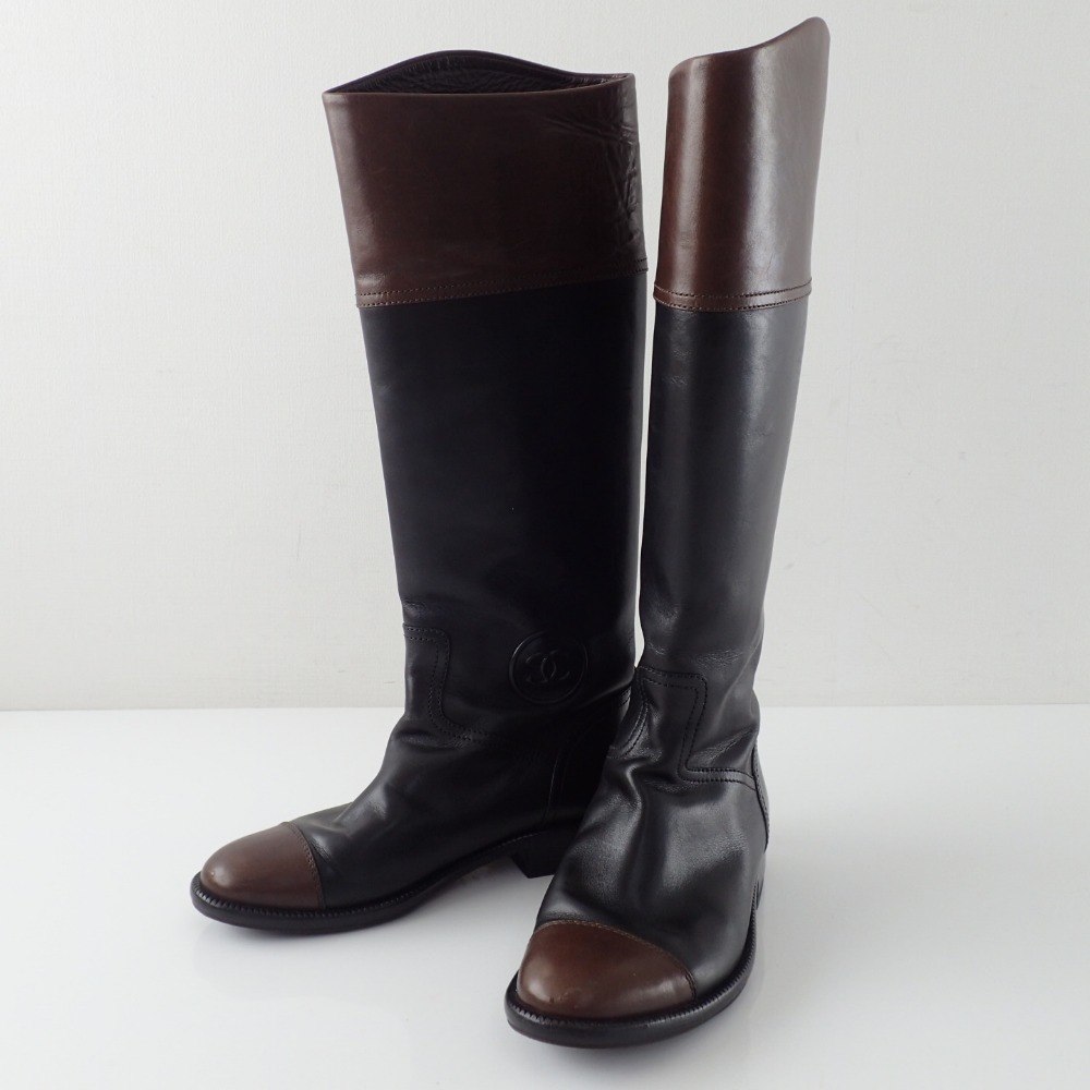 楽天市場】CHANEL【シャネル】 サイドココマーク バイカラー ロング