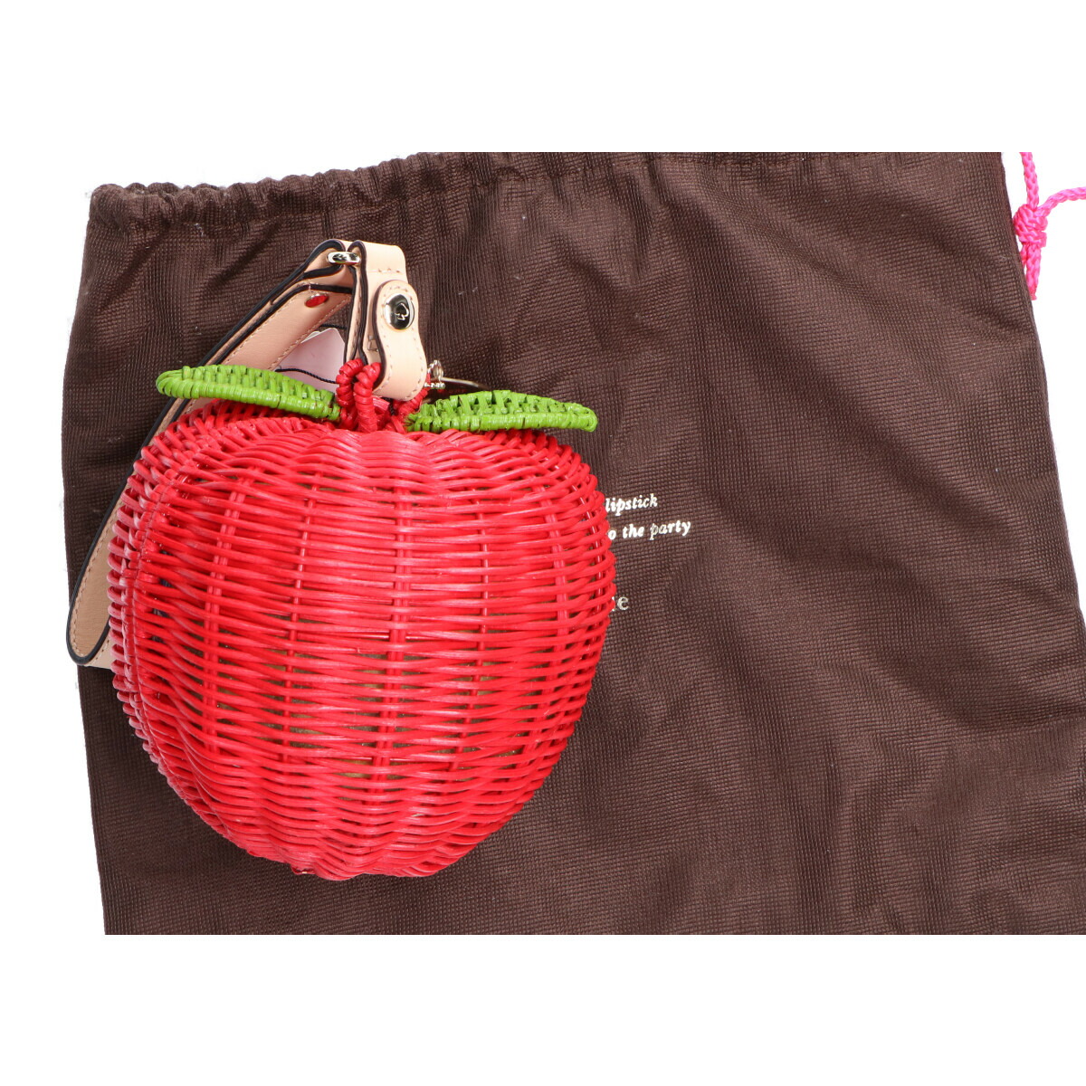 楽天市場】kate spade ケイト・スペード PXRU4023 リンゴ型 ラタンかご