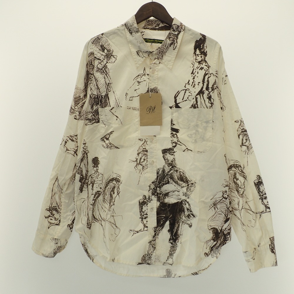 楽天市場】Paul Harnden ポールハーデン 総柄 コットン 長袖ボタン