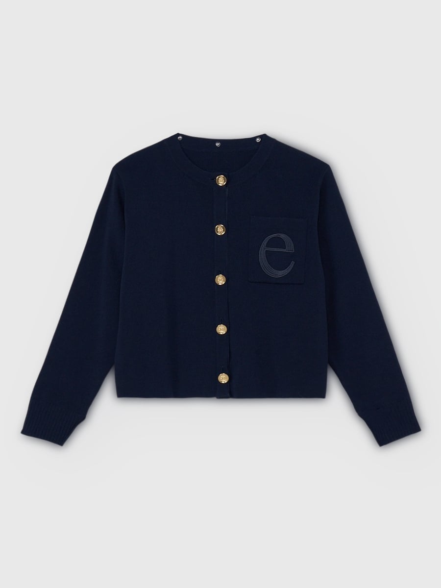 EIMY ISTOIRE｜Attached collar ニットジャケット | Rakuten Fashion