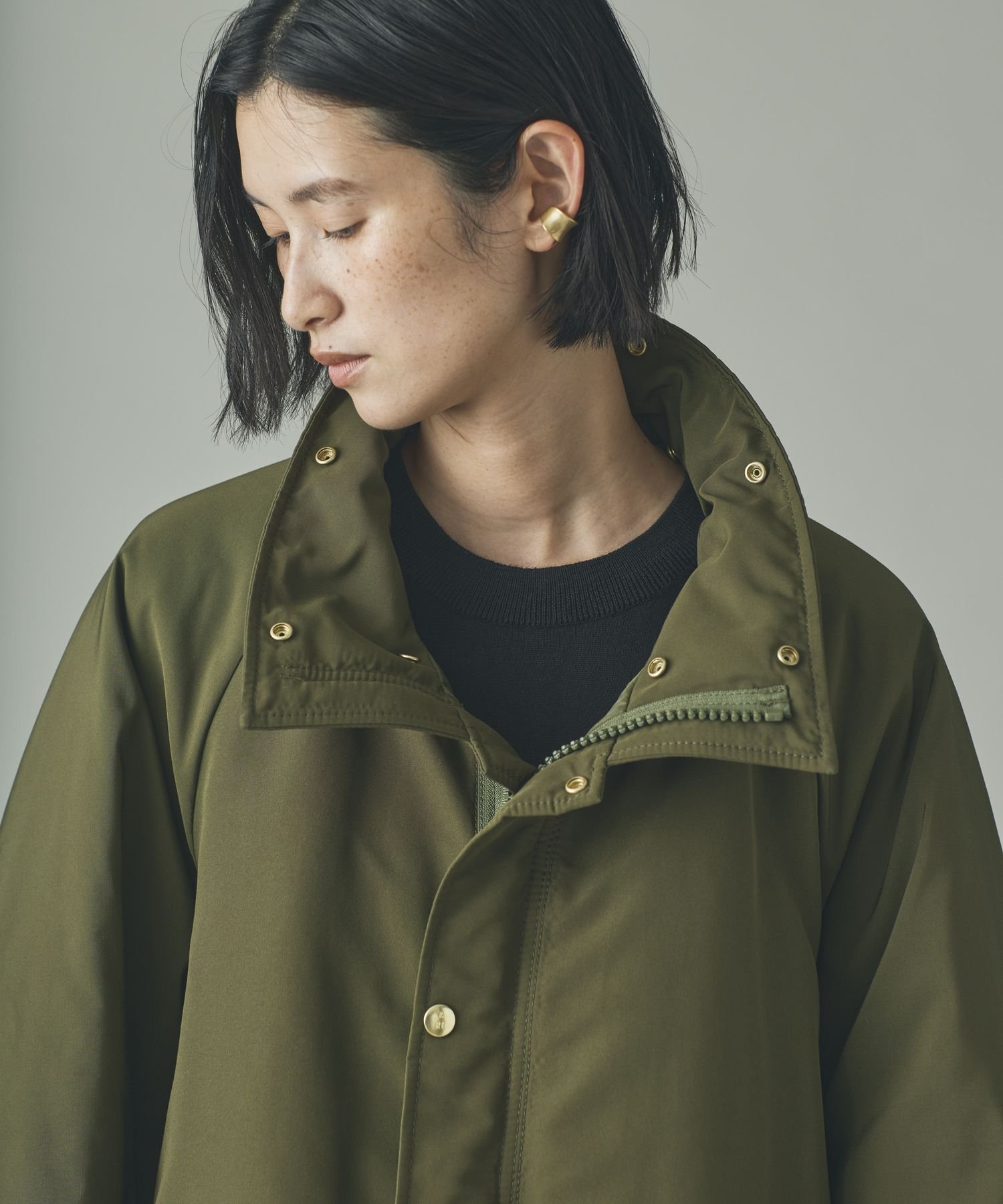 【Curensology】＜&RC＞スウェーディッシュモッズコート Curensology｜<&RC>フェイクファーエリツキスウェーディッシュモッズ