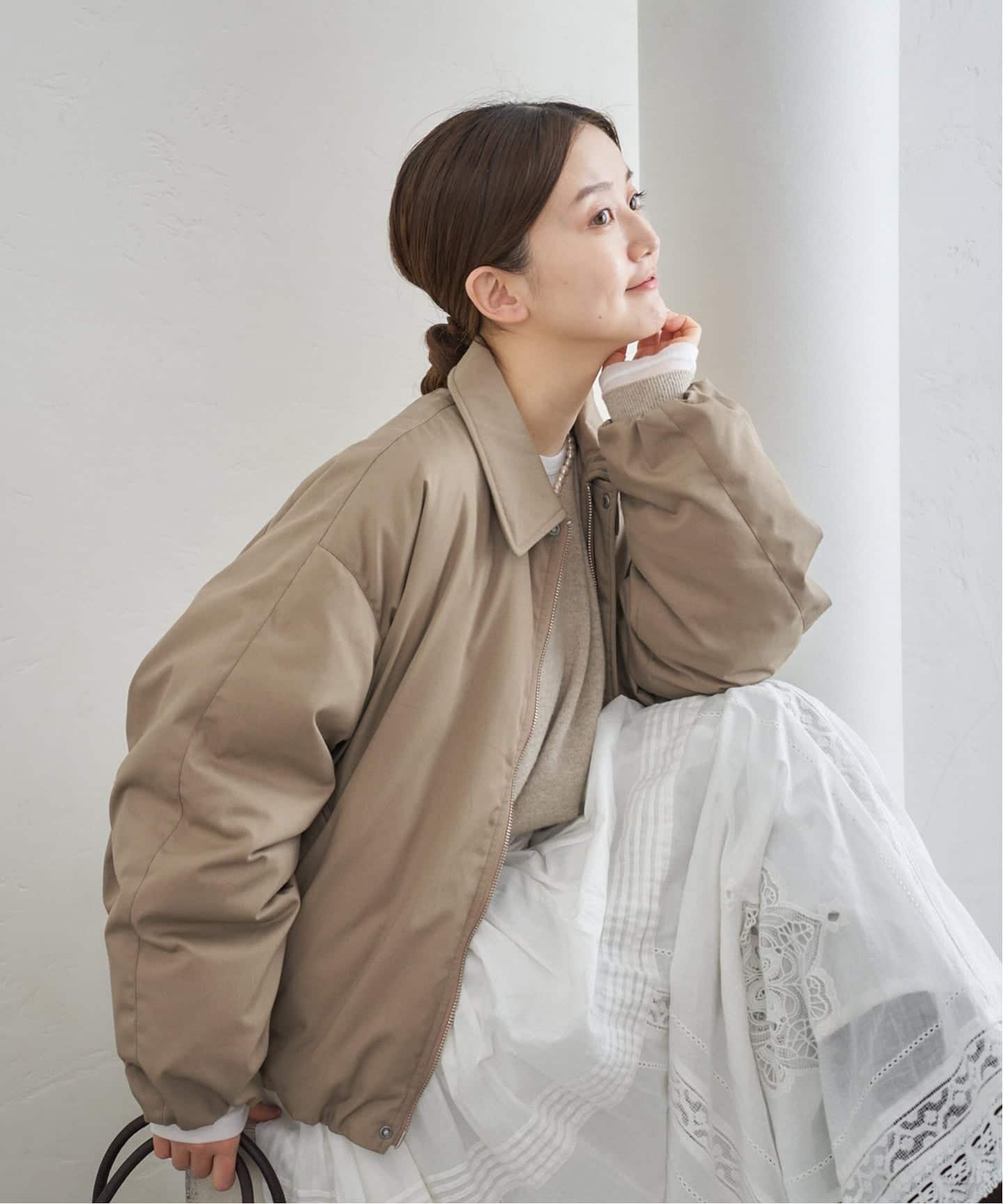 IENA｜miffew/ミフュー WIDESQUARE ZIP DOWNJK ダウンジャケット 12