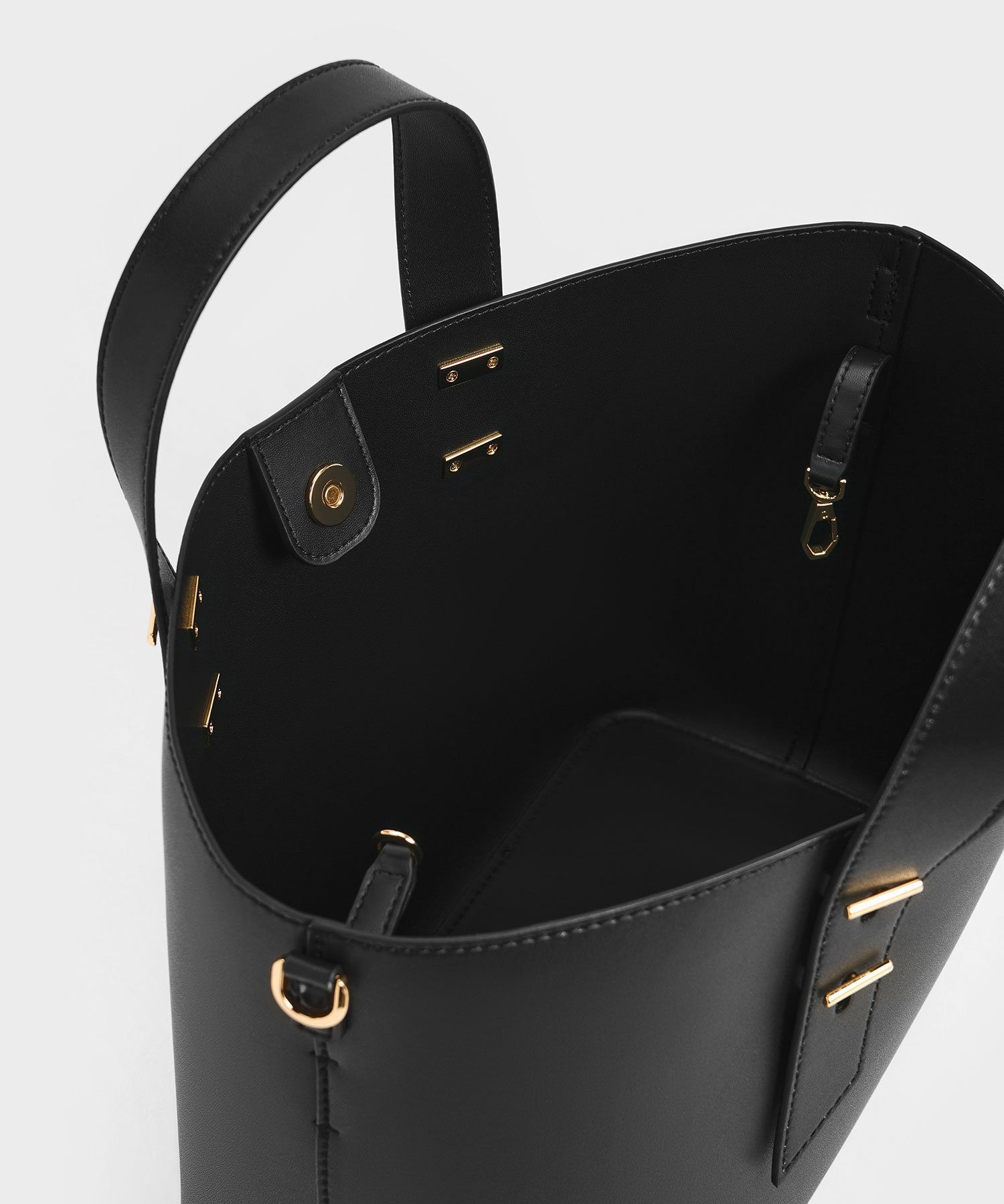 CHARLES & KEITH｜Shania シャナイア ダブルハンドルスラウチーバッグ