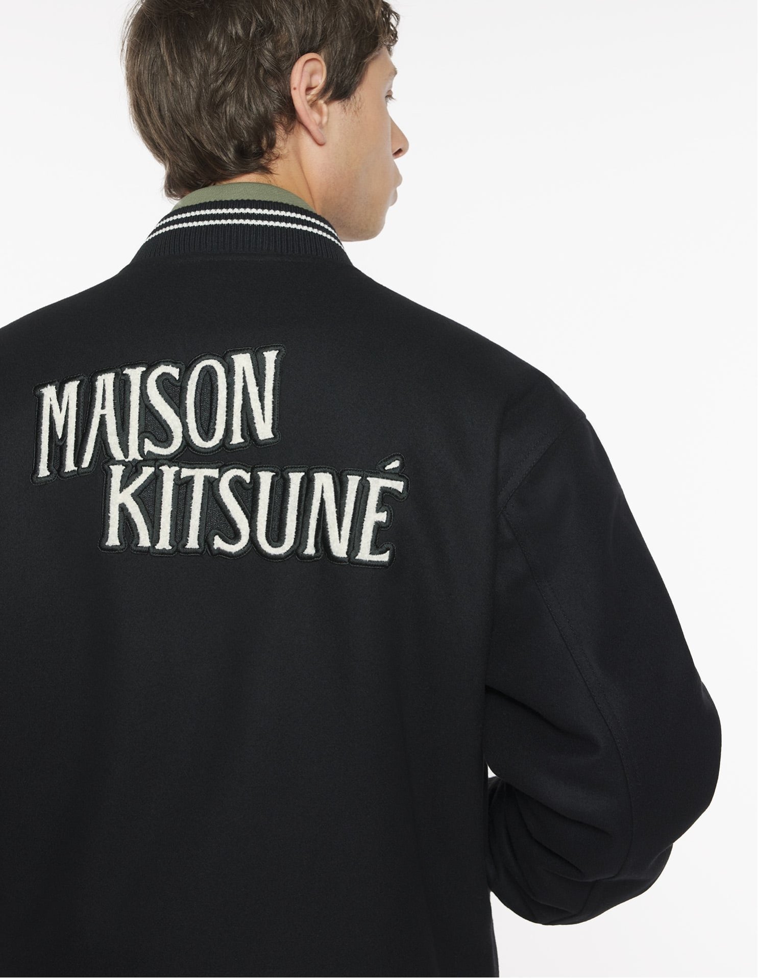 MAISON KITSUNE｜Maison Kitsune/(M)VARSITY TEDDY BLOUSON | Rakuten