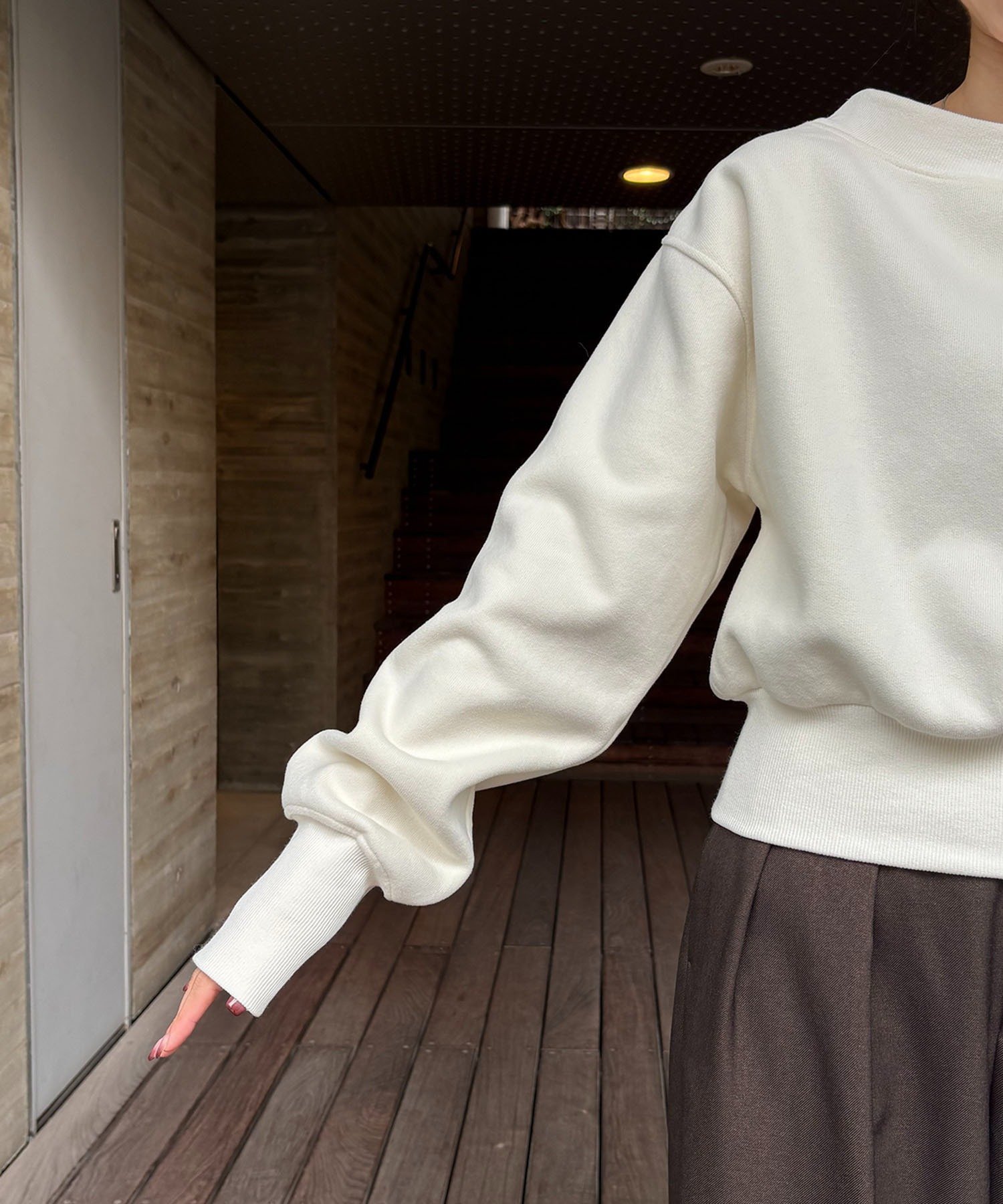 CAPRICIEUX LE'MAGE｜1ポイントボンディングスウェット | Rakuten