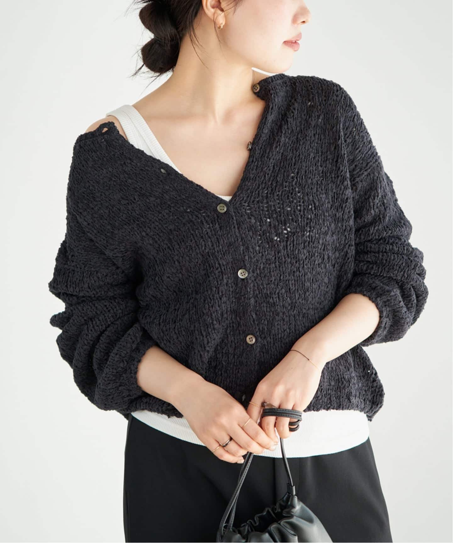 plage｜《追加予約》Fringe yarn カーディガン 2 | Rakuten Fashion