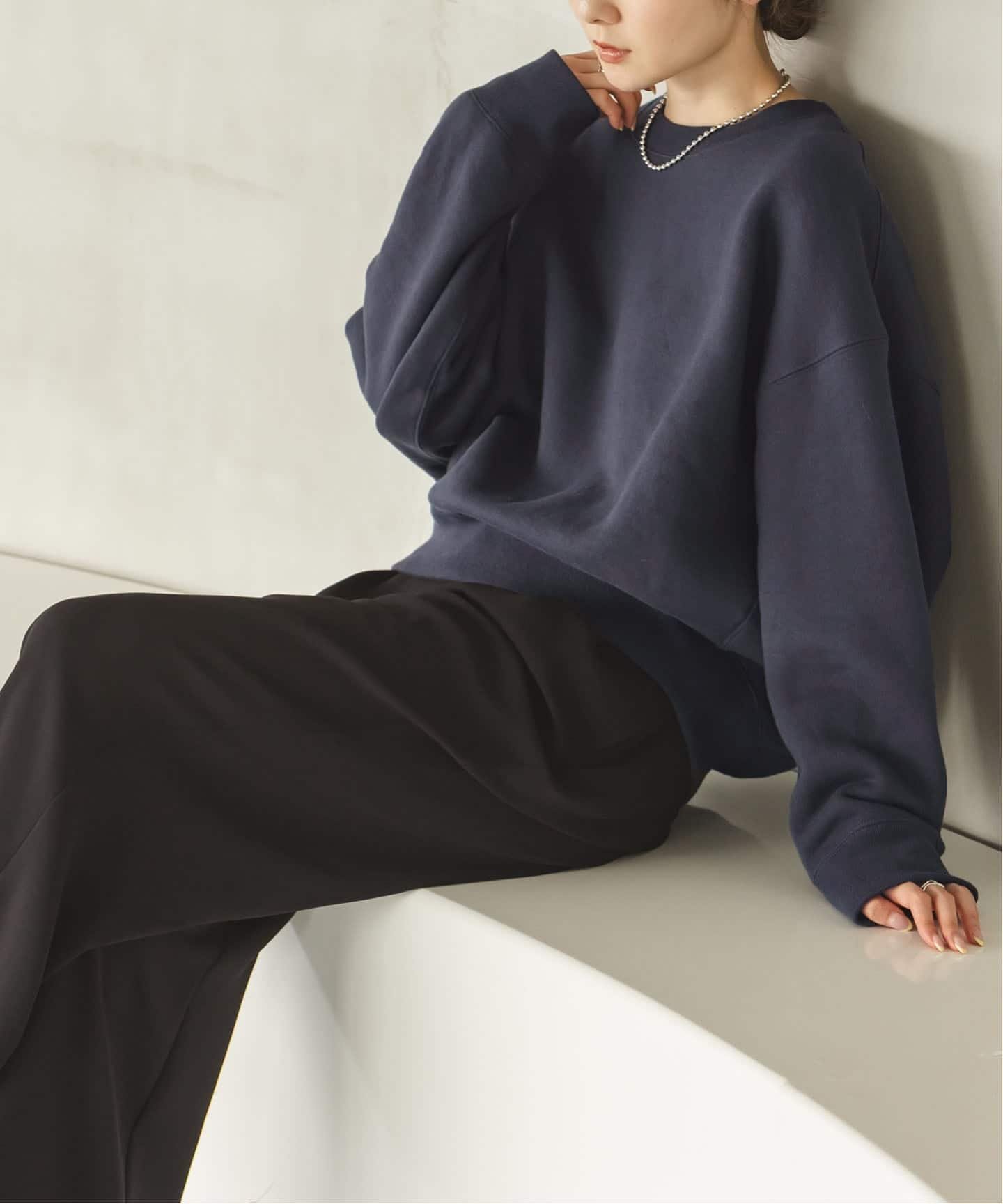 NOBLE｜ナッピングオーバーニュアンススウェット | Rakuten Fashion