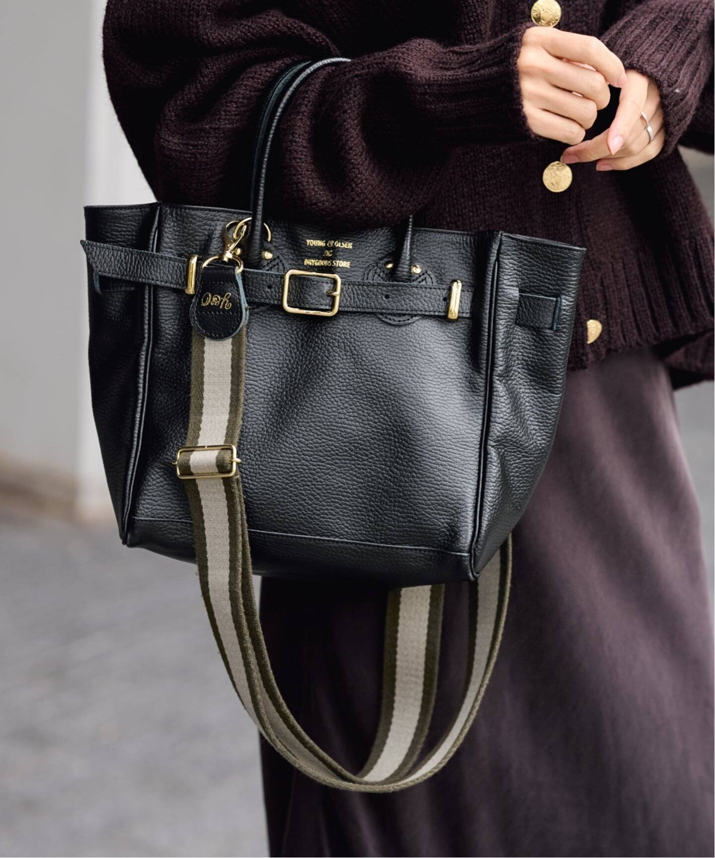 FRAMeWORK｜≪WEB限定 / 追加≫YOUNG&OLSEN 別注ストラップ付きベルト