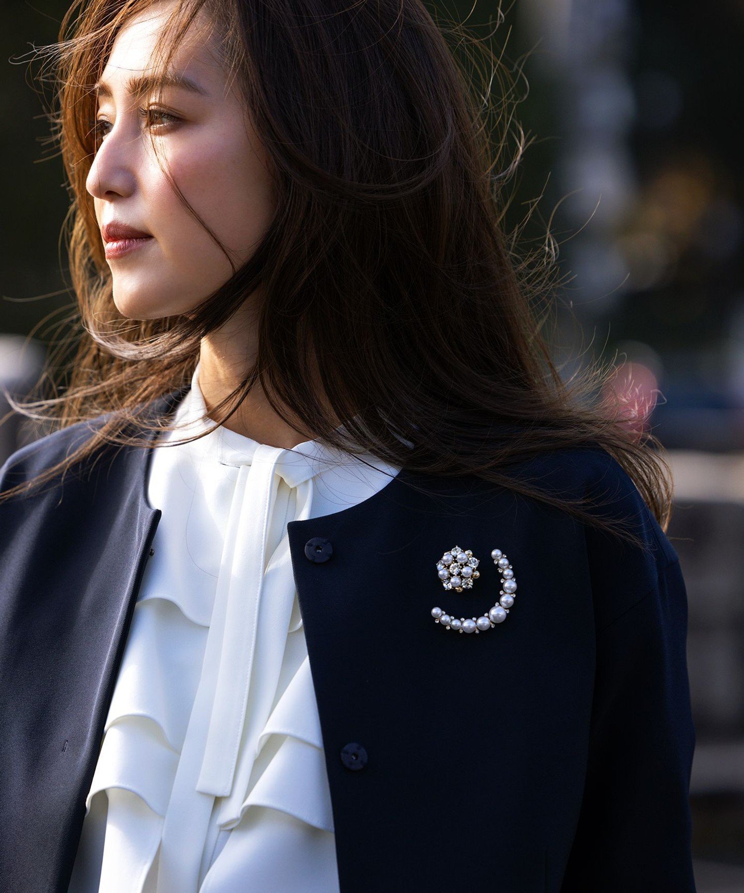 組曲｜【VERY3月号掲載・KUMIKYOKU NAVY】コンフォータブルドレープ