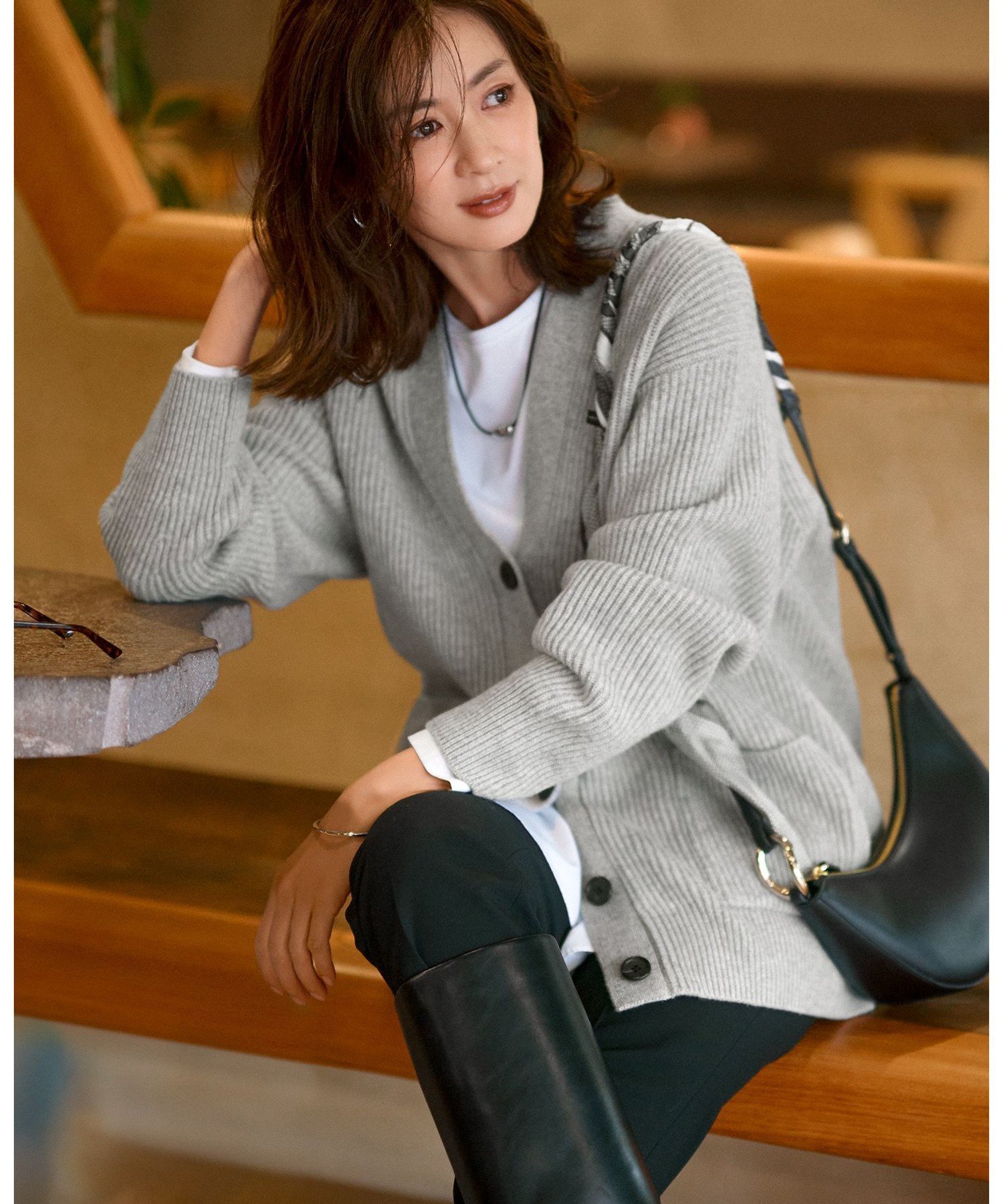 23区｜【洗える】カシミヤブレンド ニット カーディガン | Rakuten