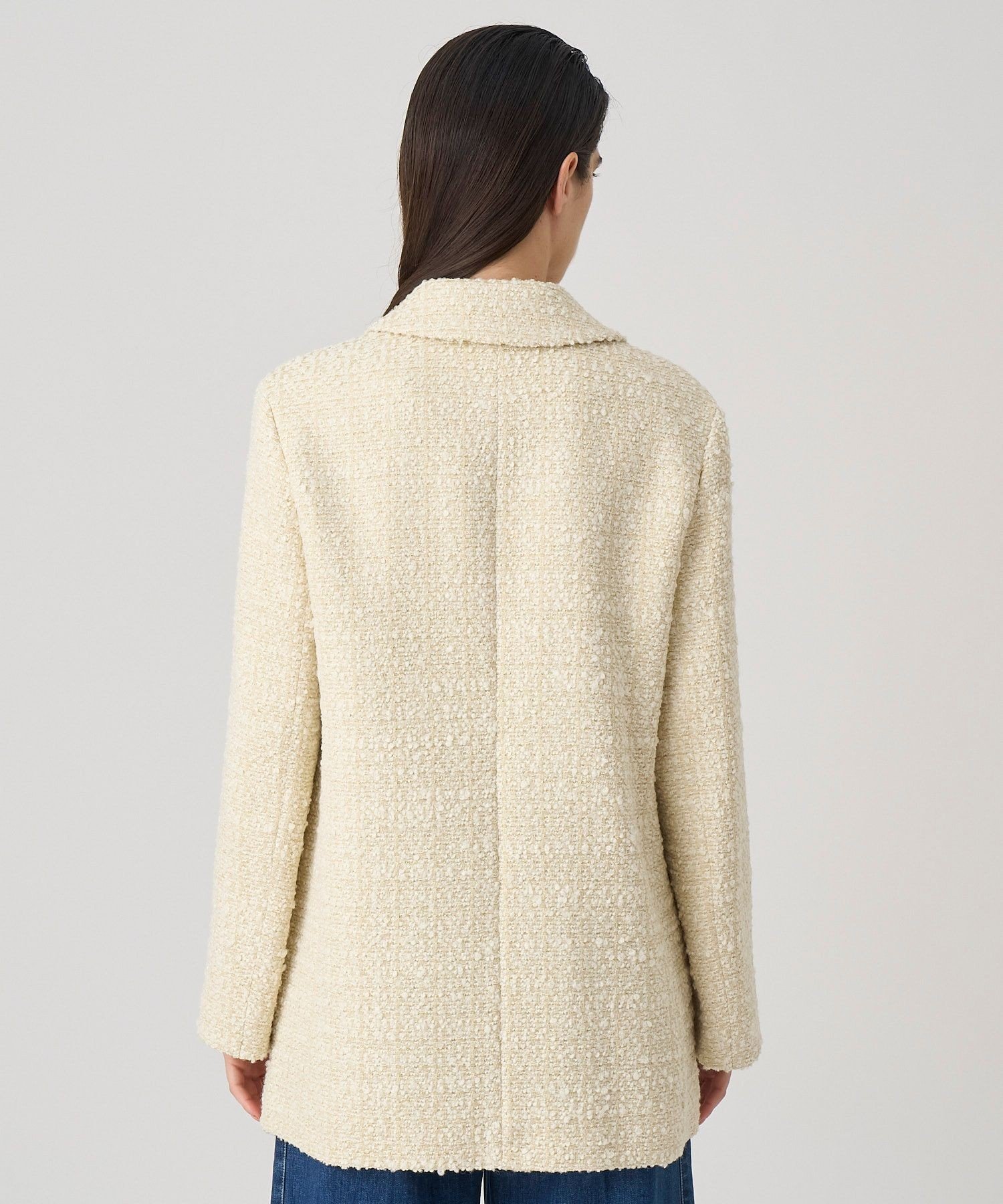 ANAYI｜ラメツイードテーラーダブルコート | Rakuten Fashion(楽天