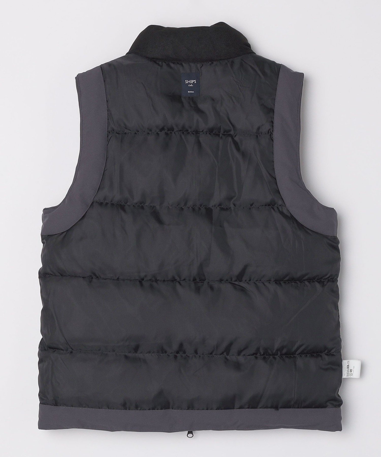 osakentaro フード付きベスト 水色 SHIPS｜SHIPS Colors:<撥水・防風>SUGENRO(R) 中綿 ベスト | Rakuten