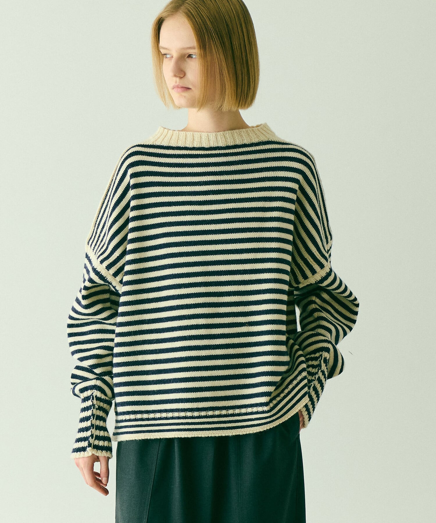 Bshop｜Le Tricoteur | クロップド ガンジーセーター WOMEN | Rakuten