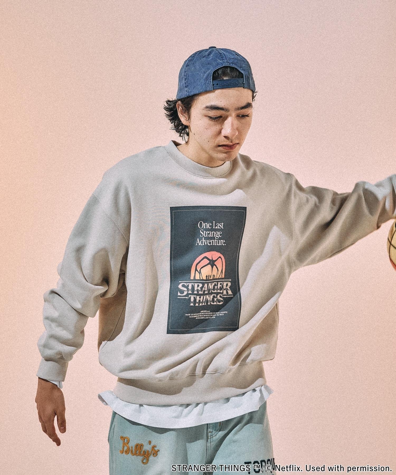 niko and ｜【STRANGER THINGS】コラボプリントスウェット