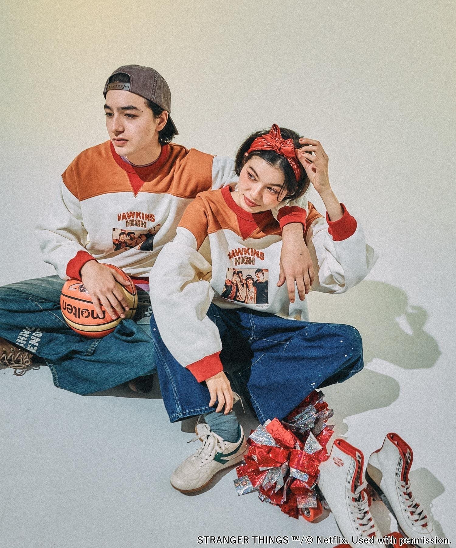 niko and ｜【STRANGER THINGS】コラボ配色スウェット | Rakuten