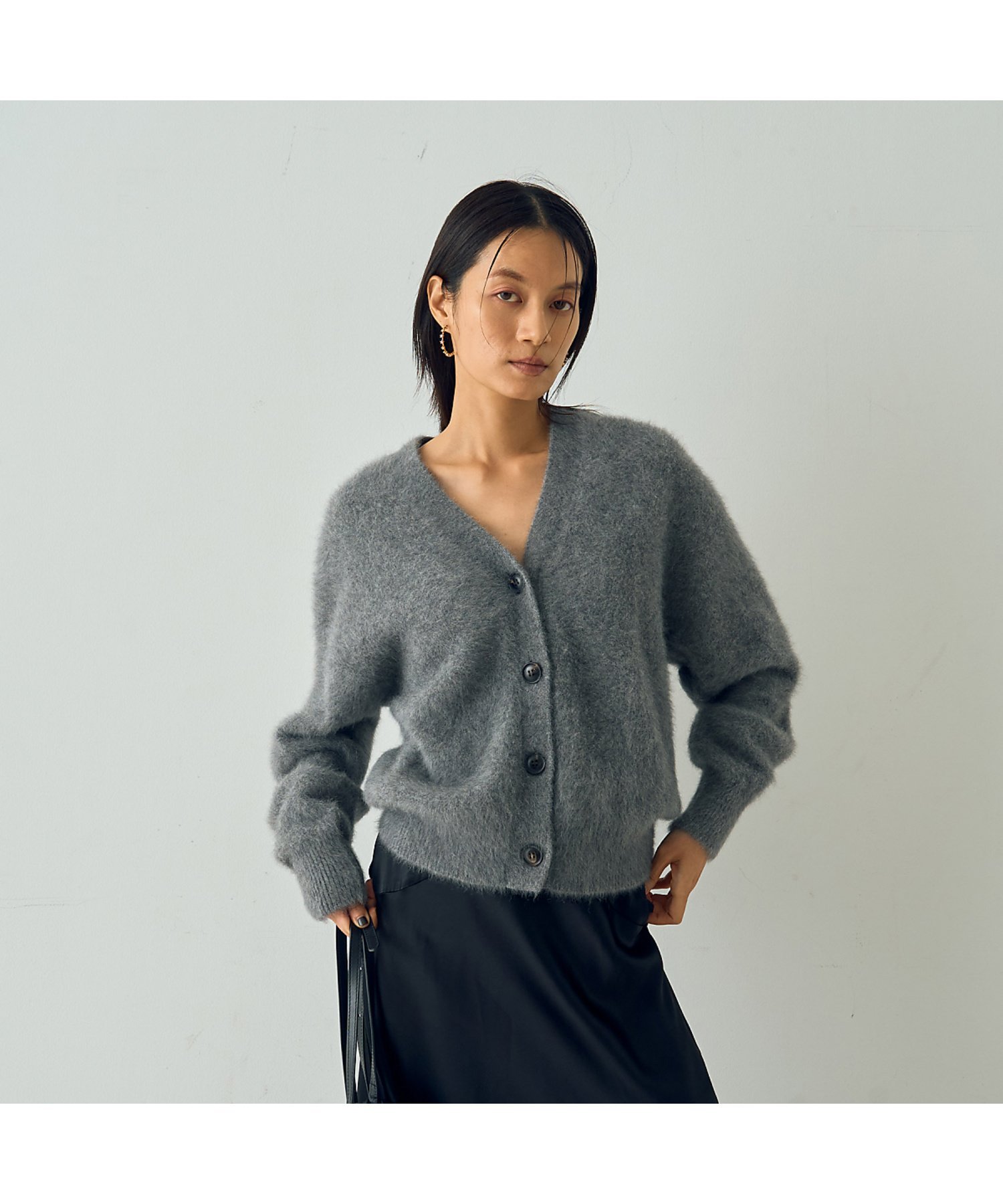 DESIGNWORKS｜フォックスカシミヤショートカーディガン | Rakuten