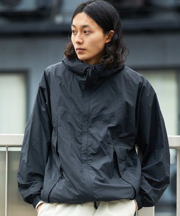 FREAK'S STORE｜リラックスフィット ナイロンフードジャケット 24SS