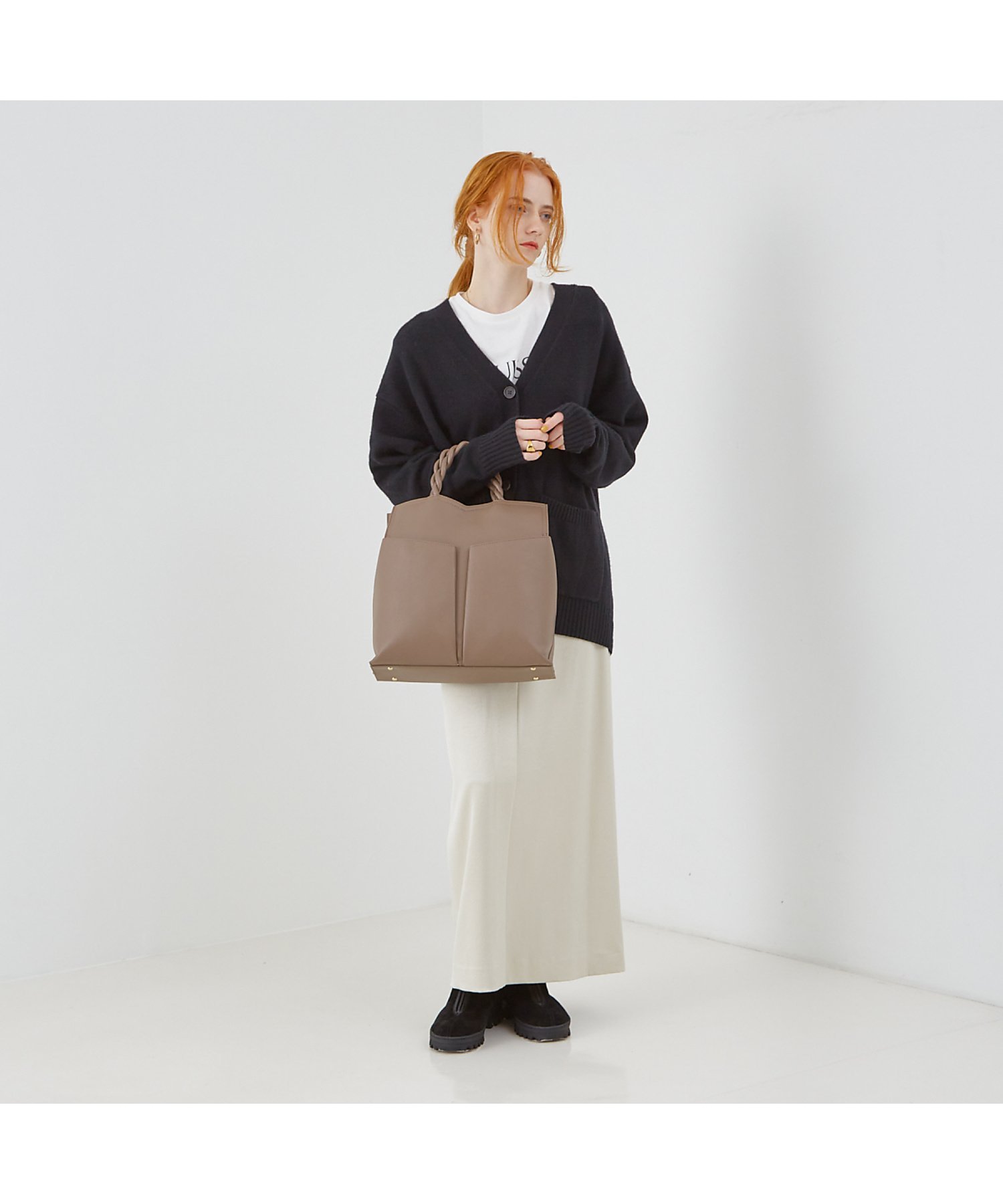 LOWELL Things｜Twiste/ダブルポケット2WAYトート L | Rakuten Fashion