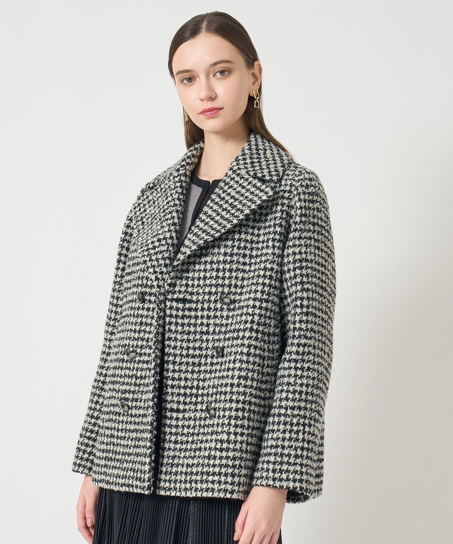ANAYI｜ループ千鳥ツイードPコート | Rakuten Fashion(楽天