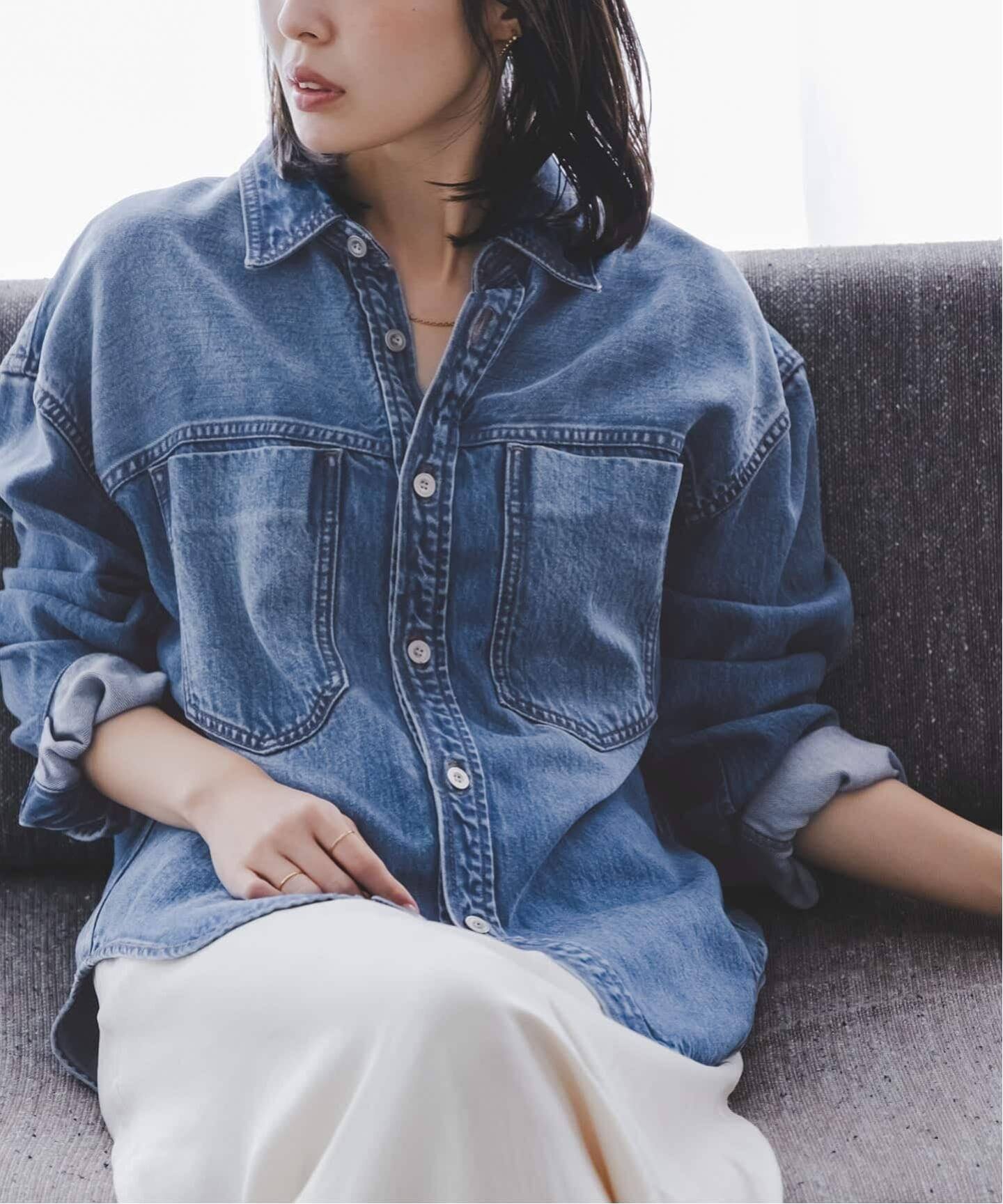 NOBLE｜フェードカラービッグポケットシャツ | Rakuten Fashion(楽天