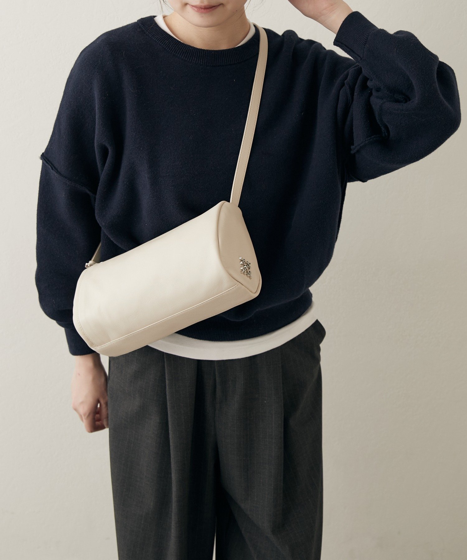 russet｜ソフトレザーロールショルダーバッグ | Rakuten Fashion(楽天