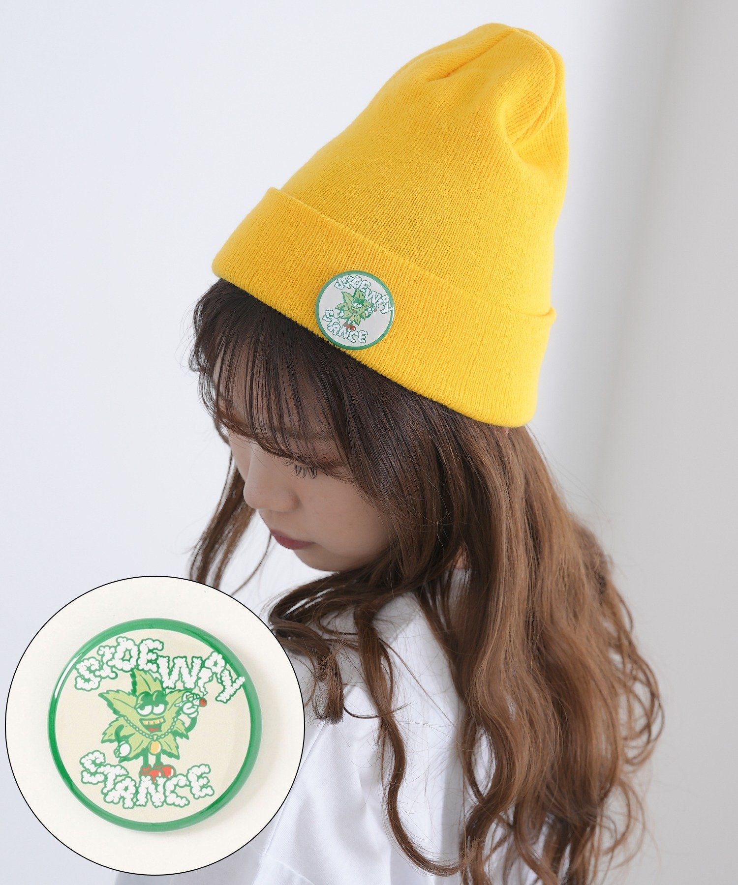 improves｜缶バッジ付き ニットキャップ | Rakuten Fashion(楽天