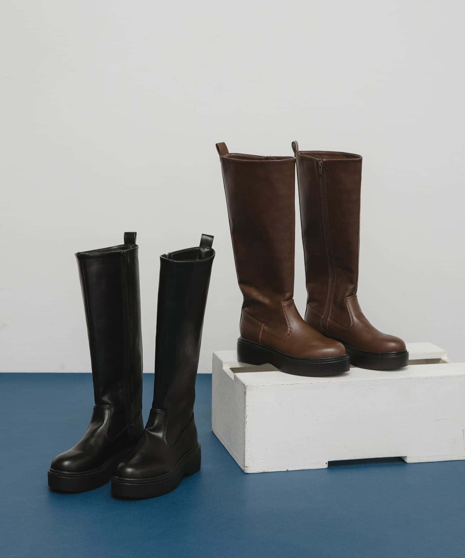 KBF｜プラットフォームロングブーツ | Rakuten Fashion(楽天