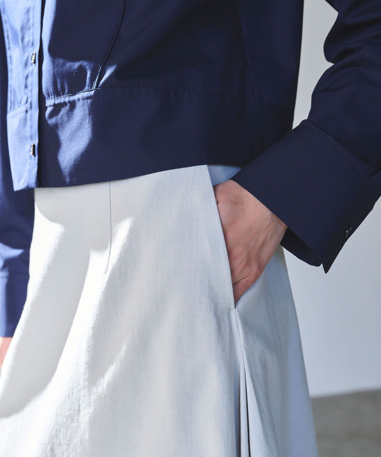 N.O.R.C｜【リネンオックス】サイドタックフレアスカート | Rakuten