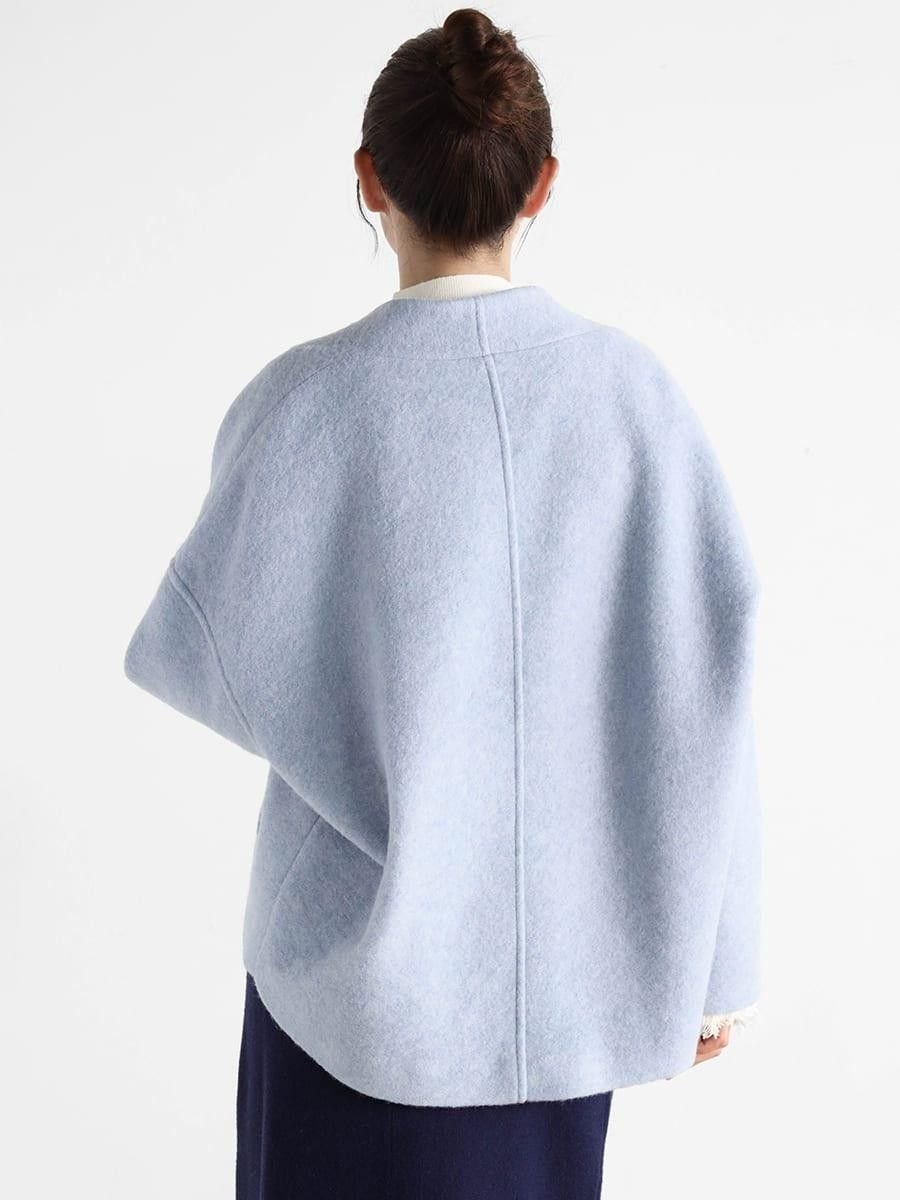 Vin｜Vネックウールブレンドショートコート | Rakuten Fashion(楽天