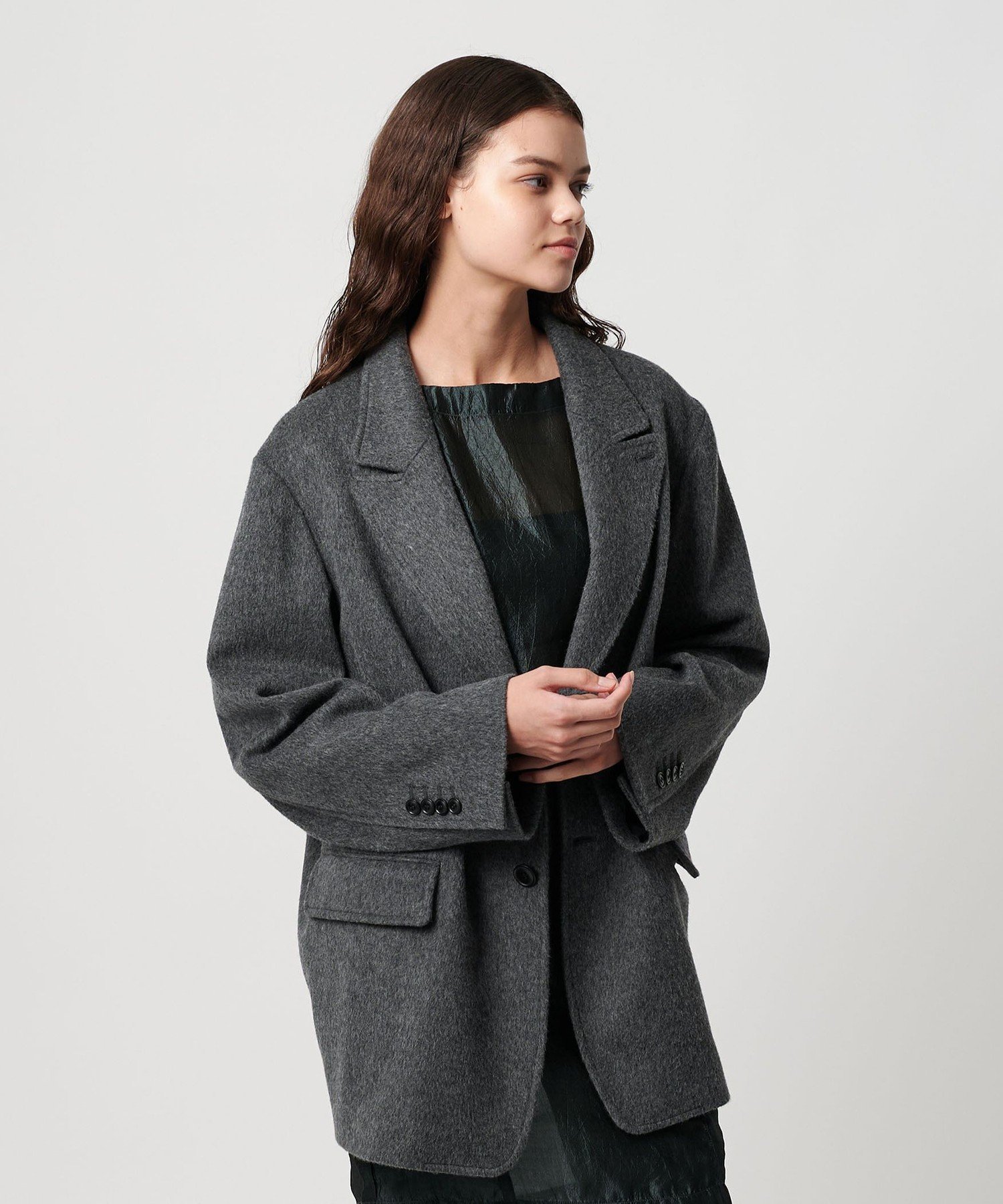 UNITED ARROWS ＜ATTISESSION＞ビーバー ジャケットコート BEAUTY&YOUTH UNITED ARROWS｜<ATTISESSION>ビーバー ビッグ コート