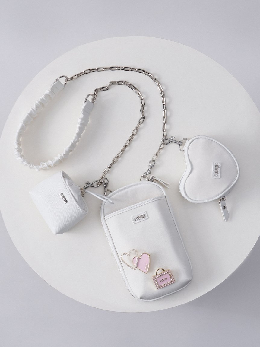 FURFUR｜【WEB限定カラー】マテリアルコンビ3SETショルダーバッグ