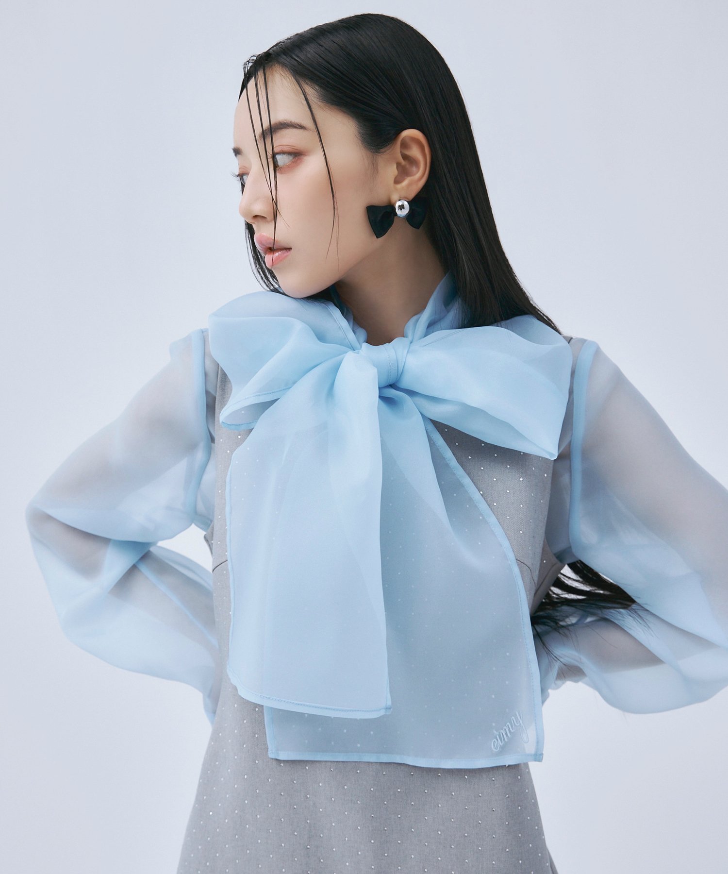 EIMY ISTOIRE｜ボウタイシアーブラウス | Rakuten Fashion(楽天