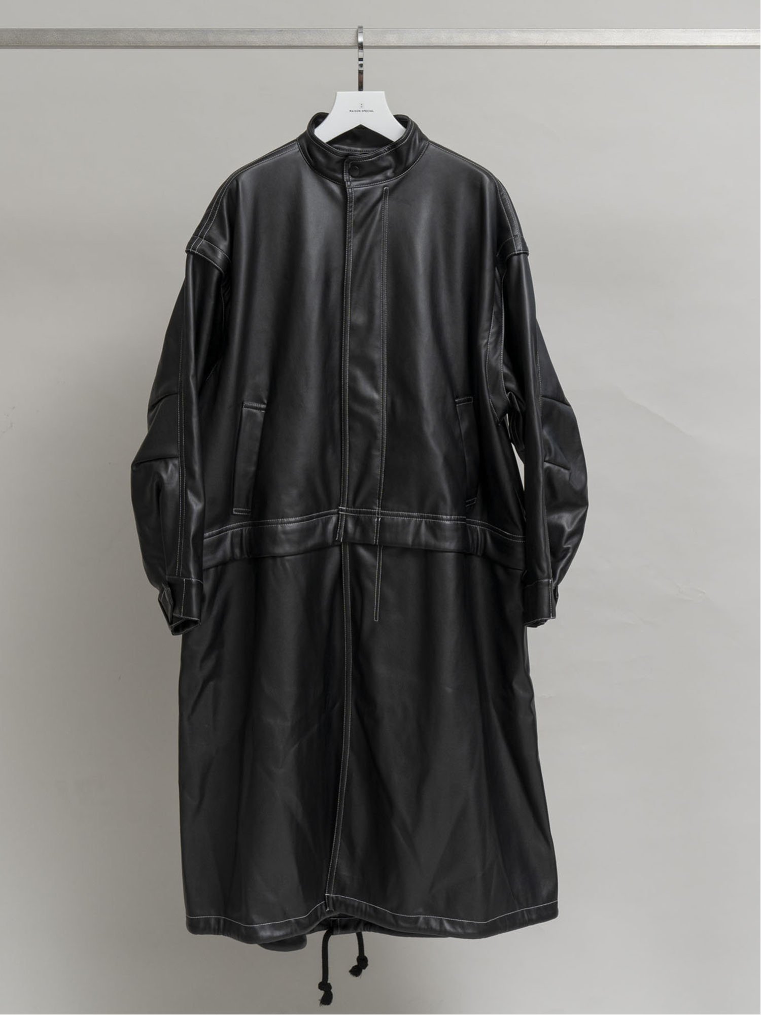 MAISON SPECIAL｜ヴィーガンレザーモッズコート | Rakuten Fashion