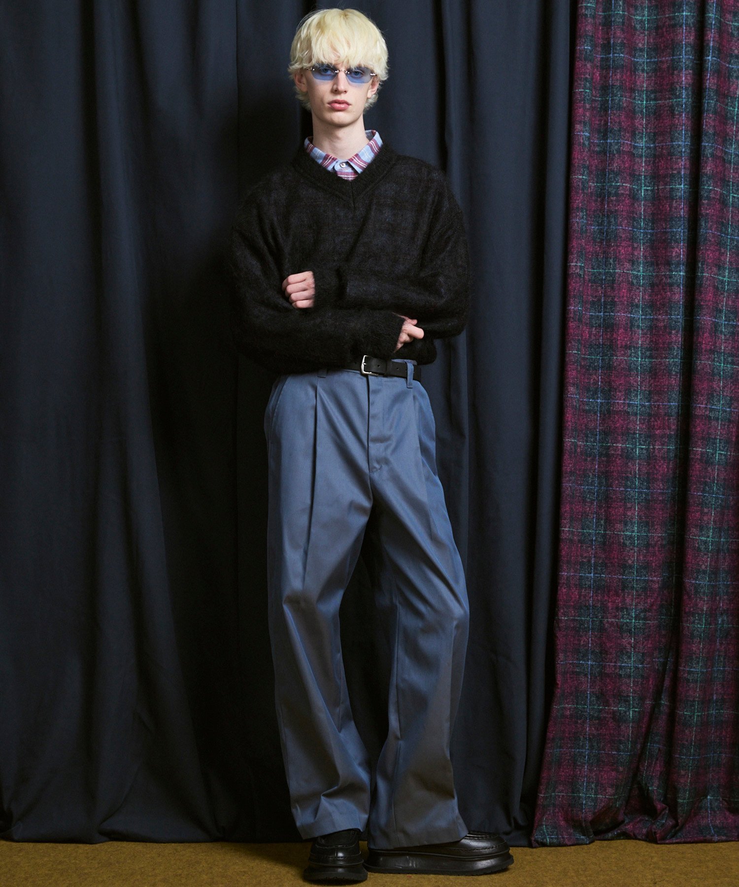 MAISON SPECIAL｜KID MOHAIR V-Neck Knit | Rakuten Fashion(楽天