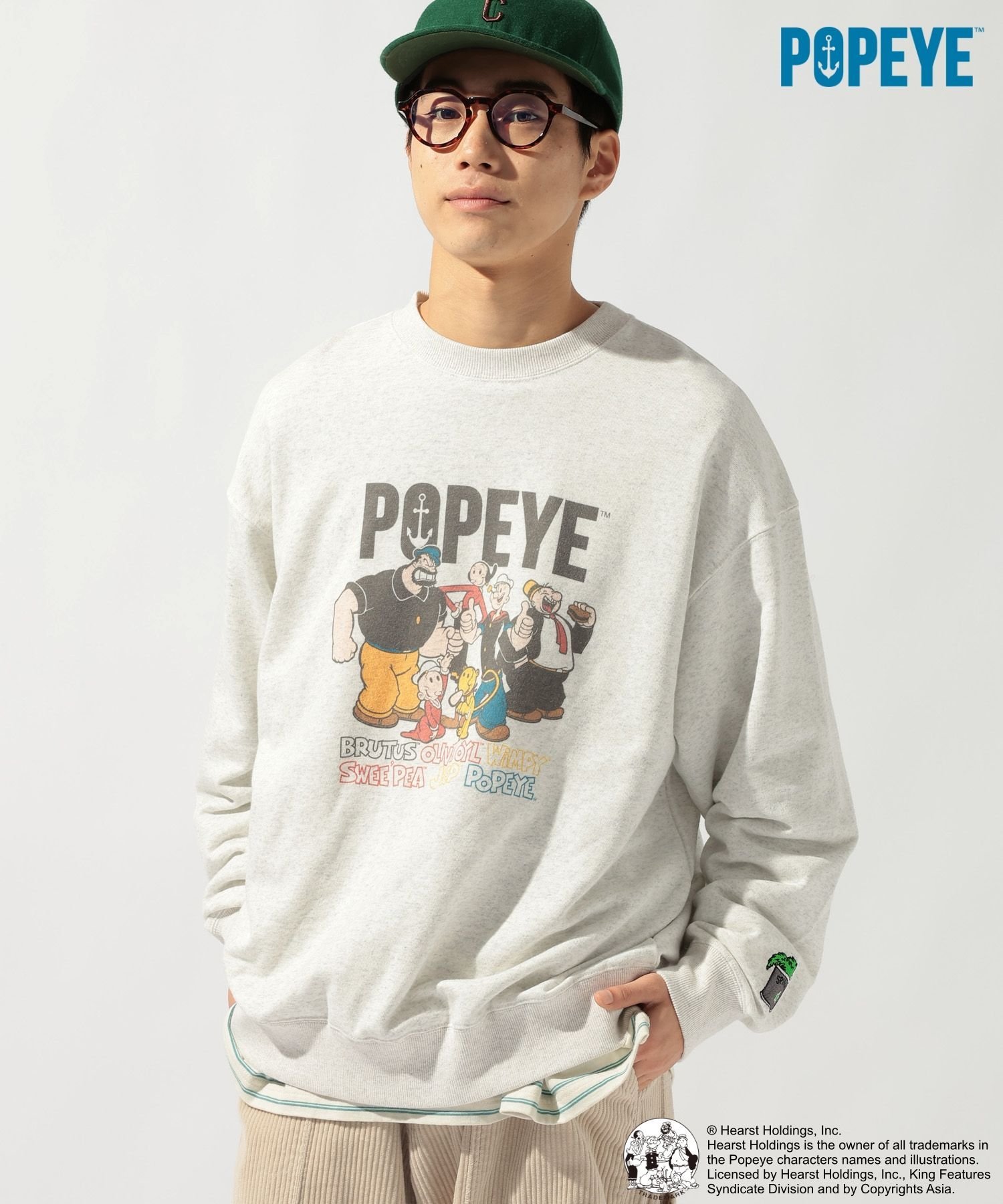 niko and ｜【POPEYE(TM)】CHARACTER PRINT SWEATSHIRT | Rakuten