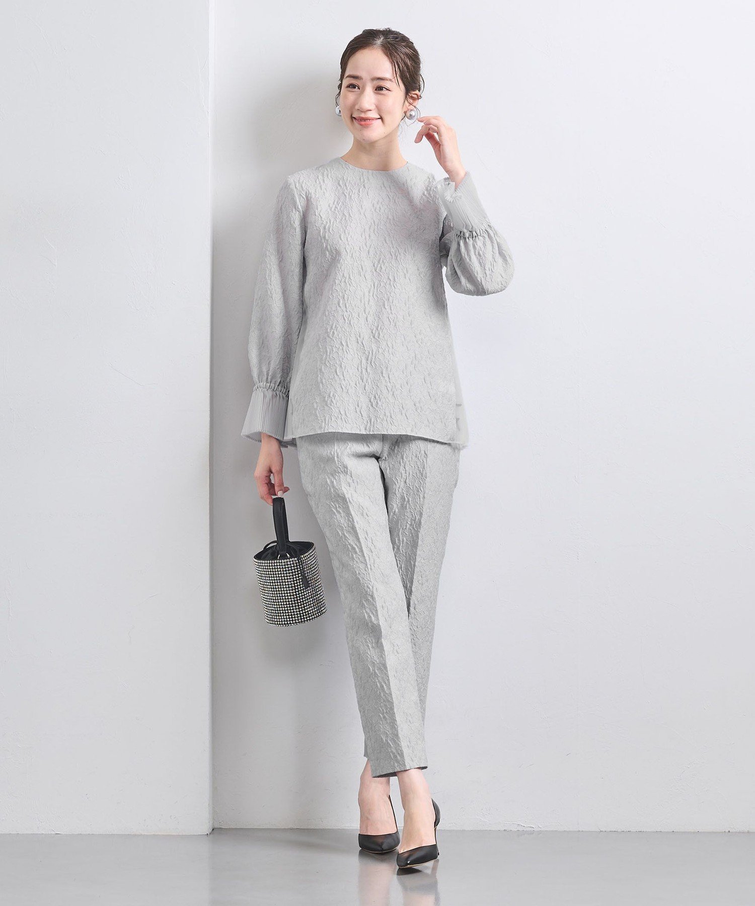 UNITED ARROWS LTD. OUTLET｜ツートーン ジャガード ブラウス